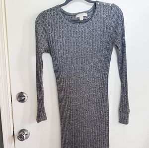3/$45 Michael Kors heather grey long sleeve dress